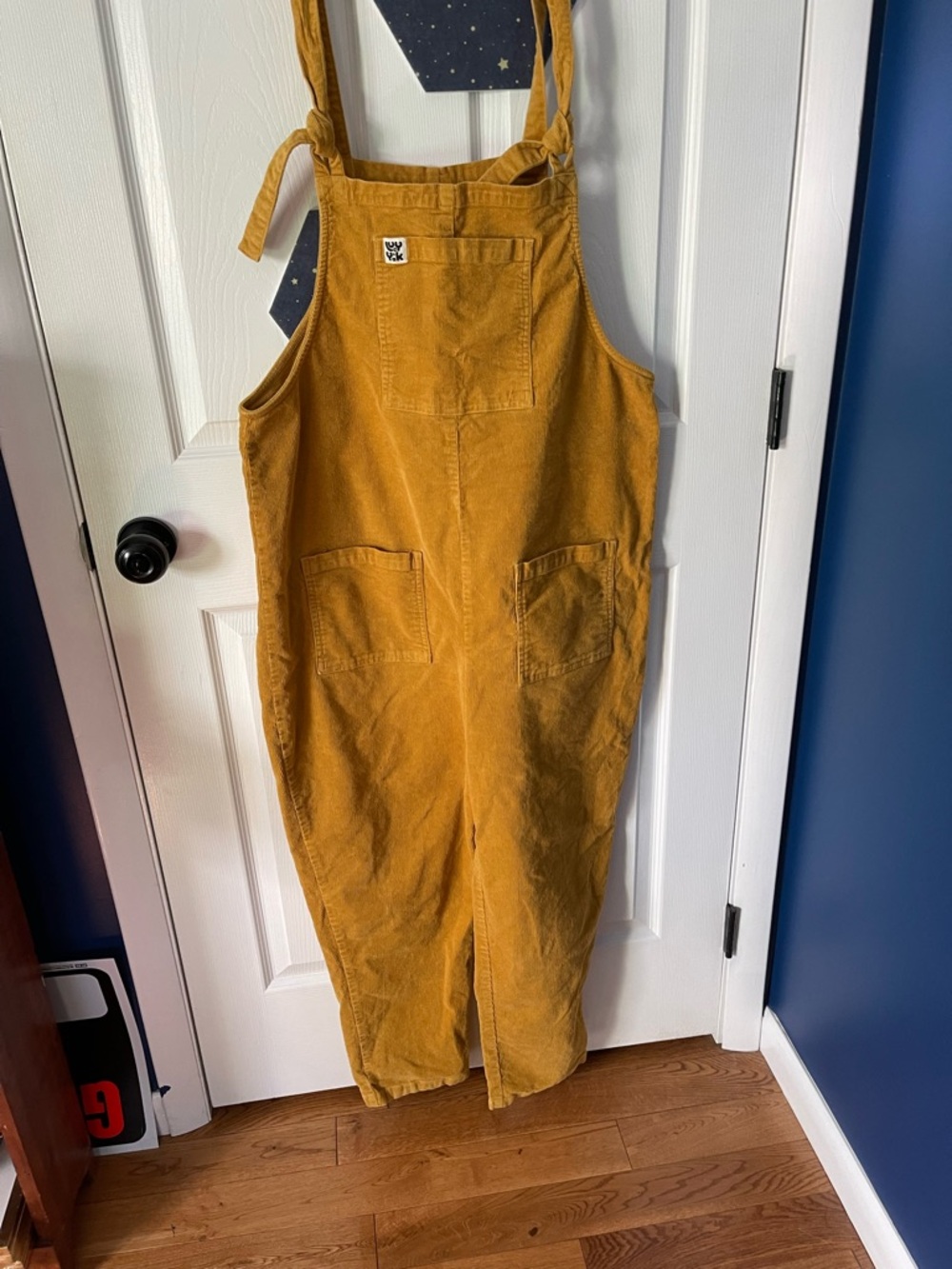 Lucy & Yak Corduroy Mustard Overalls Jumpsuit
